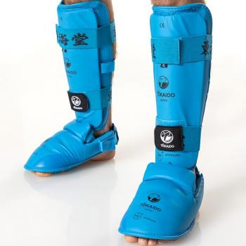 Karate Fußschützer, blau