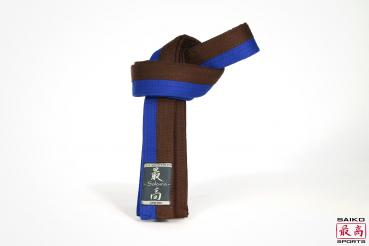 Karategürtel Kinder - blau/braun