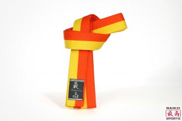 Karategürtel Kinder - gelb/orange