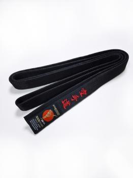 Tokyodo Schwarzgurt Satin mit bestickung