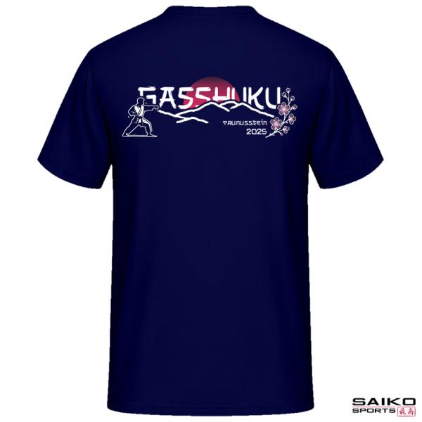 T-Shirt Gasshuku 2025 Rückseite