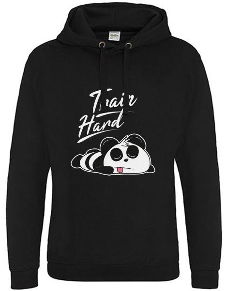 Hoodie Panda schwarz